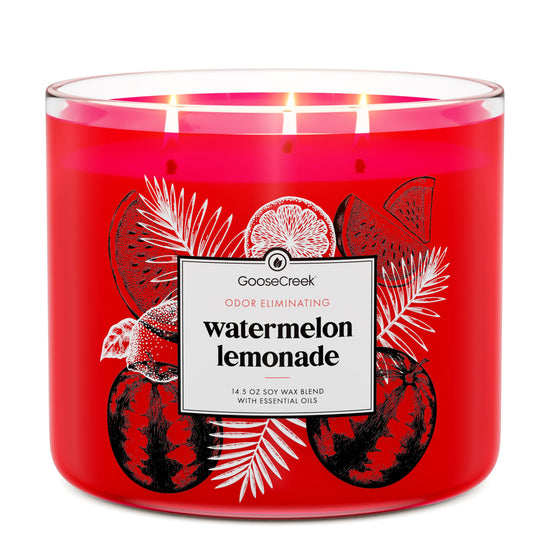 Odor Eliminating Watermelon Lemonade 3-Wick Candle