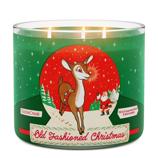 Old Fashioned Christmas 3-Wick Candle