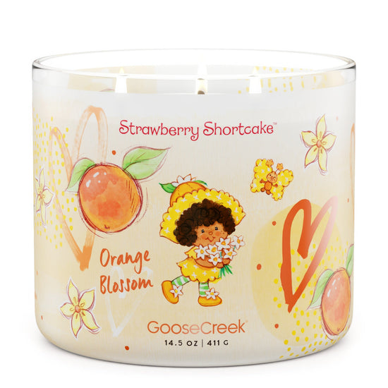 Load image into Gallery viewer, Orange Blossom 3-Wick Strawberry Shortcake Candle
