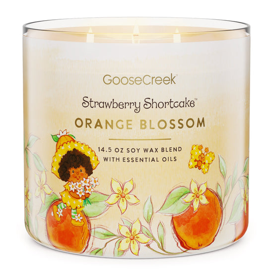 Load image into Gallery viewer, Orange Blossom 3-Wick Strawberry Shortcake Candle
