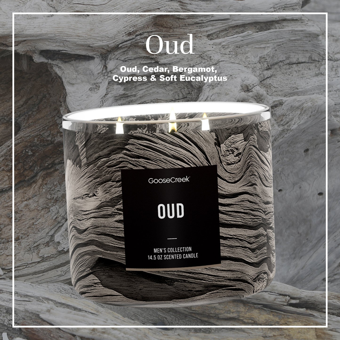 Oud 3-Wick Candle