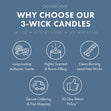 Pain au Chocolat France 3-Wick Candle