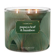 Load image into Gallery viewer, Papaya Leaf &amp;amp; Bamboo 3-Wick Candle
