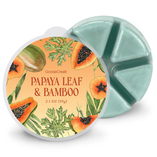 Papaya Leaf & Bamboo Wax Melt