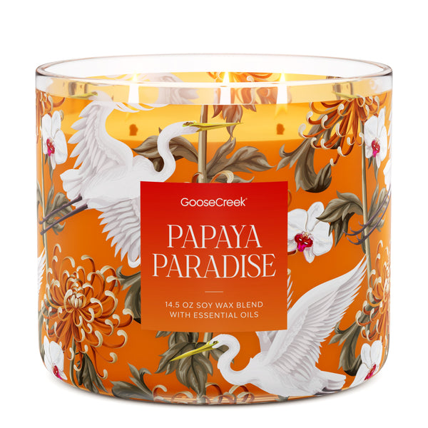 【沖縄の風 × タイ産】 思考クリア甘い香りの天然ハペ、ラペ　約3g Papaya-Paradise-3-Wick-