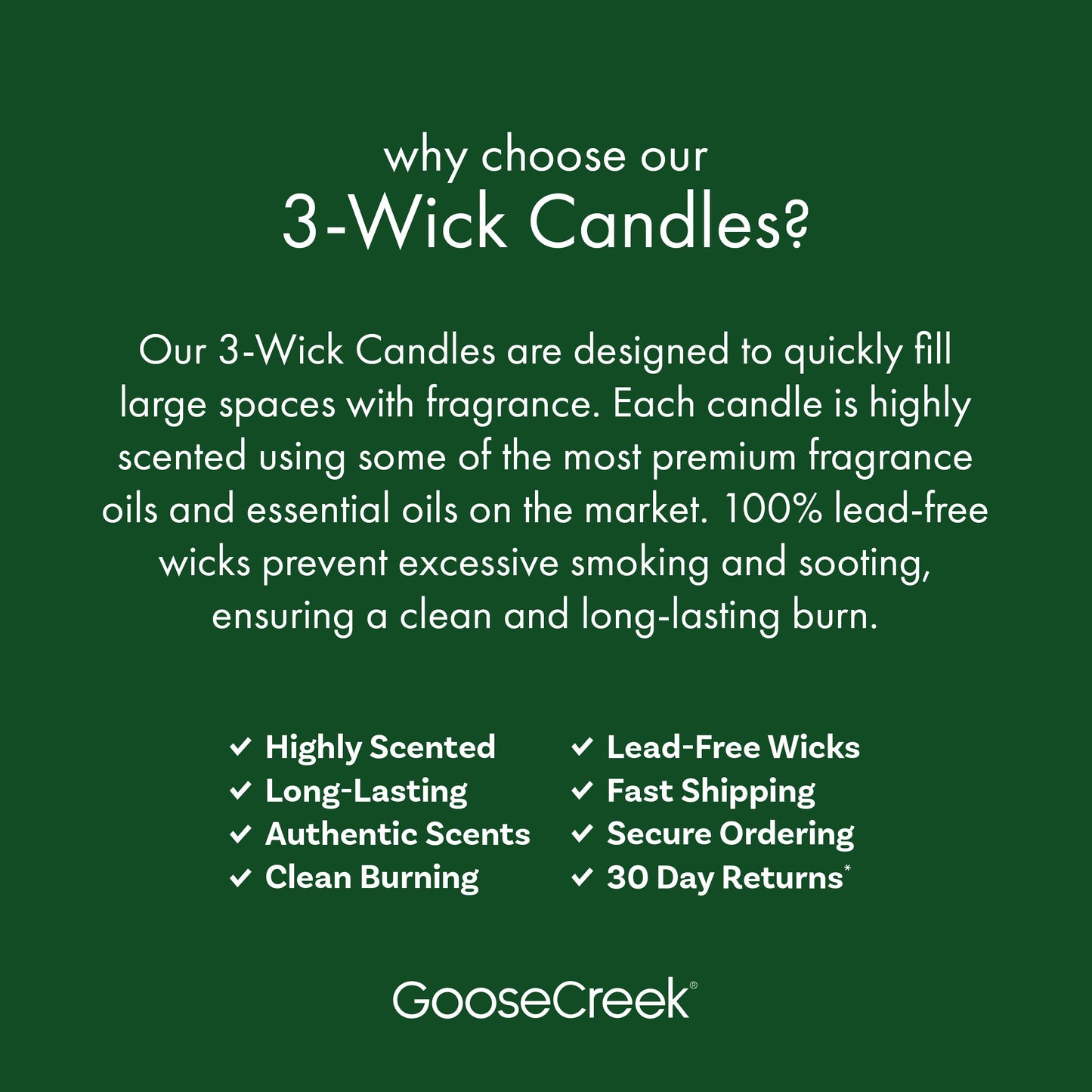 Patchouli Leaves 3-Wick Candle