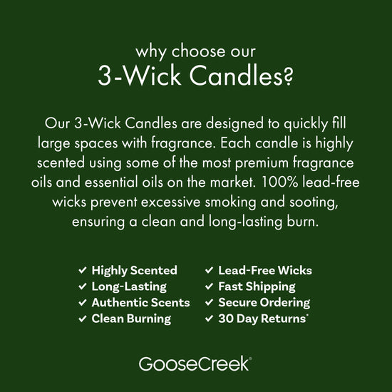 Patchouli Leaves 3-Wick Candle