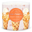 Load image into Gallery viewer, Peach Cobbler Ice Cream 3-Wick Candle
