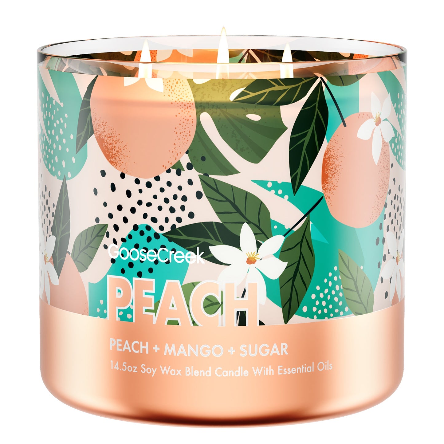 Peach Large 3-Wick Candle