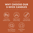Load image into Gallery viewer, Peach Pecan Waffles 3-Wick Candle
