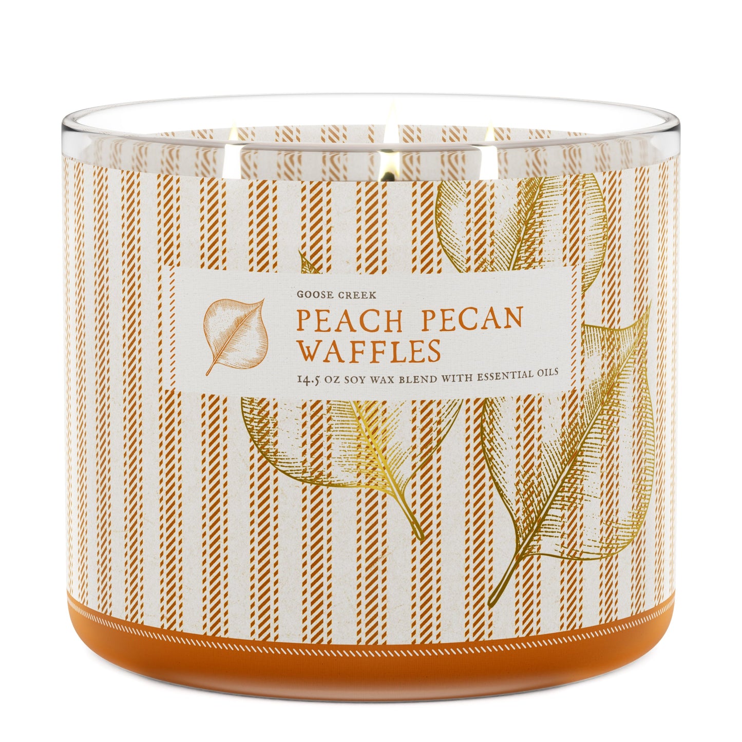 Peach Pecan Waffles Large 3-Wick Candle