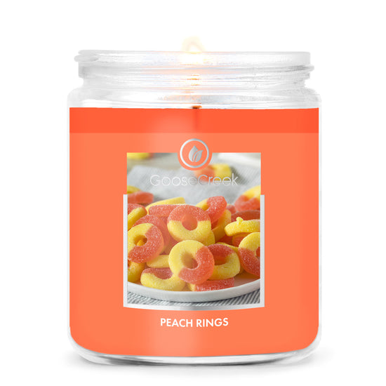 Peach Rings 7oz Single Wick Candle