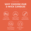 Load image into Gallery viewer, Peaches &amp;amp; Cream Cake 3-Wick Candle
