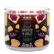 Load image into Gallery viewer, Peanut Butter &amp;amp; Jelly 3-Wick Candle
