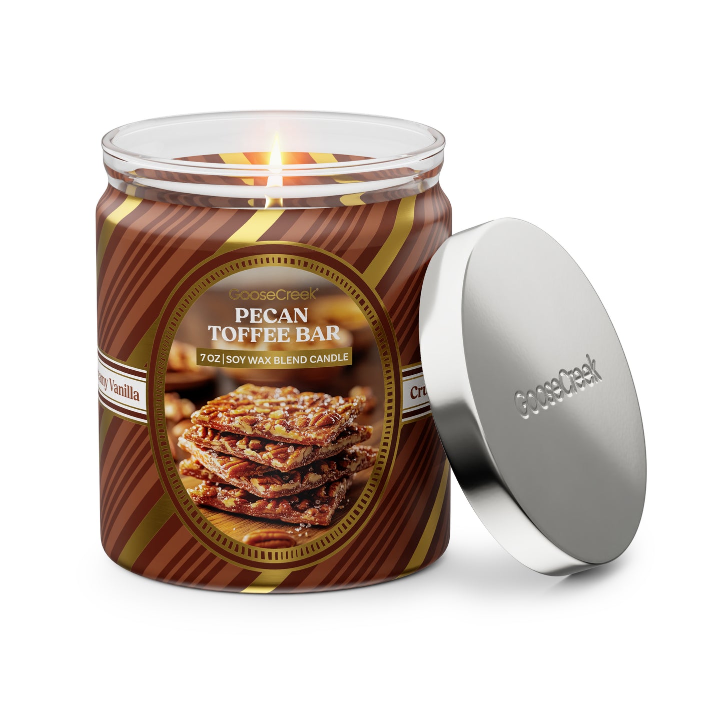 Pecan Toffee Bar 7oz Single Wick Candle