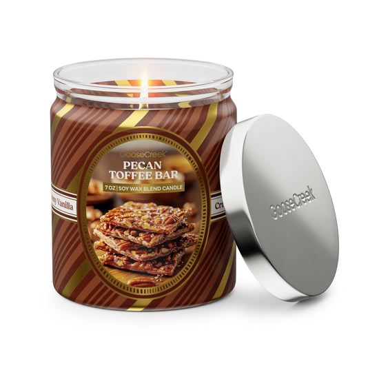 Pecan Toffee Bar 7oz Single Wick Candle