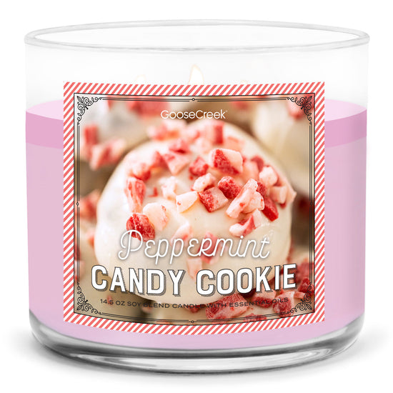 Peppermint Candy Cookie Large 3-Wick Candle