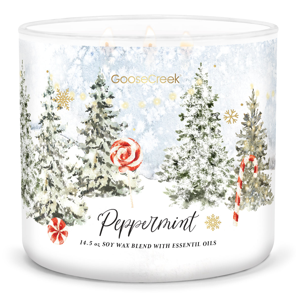 Load image into Gallery viewer, Peppermint Large 3-Wick Candle
