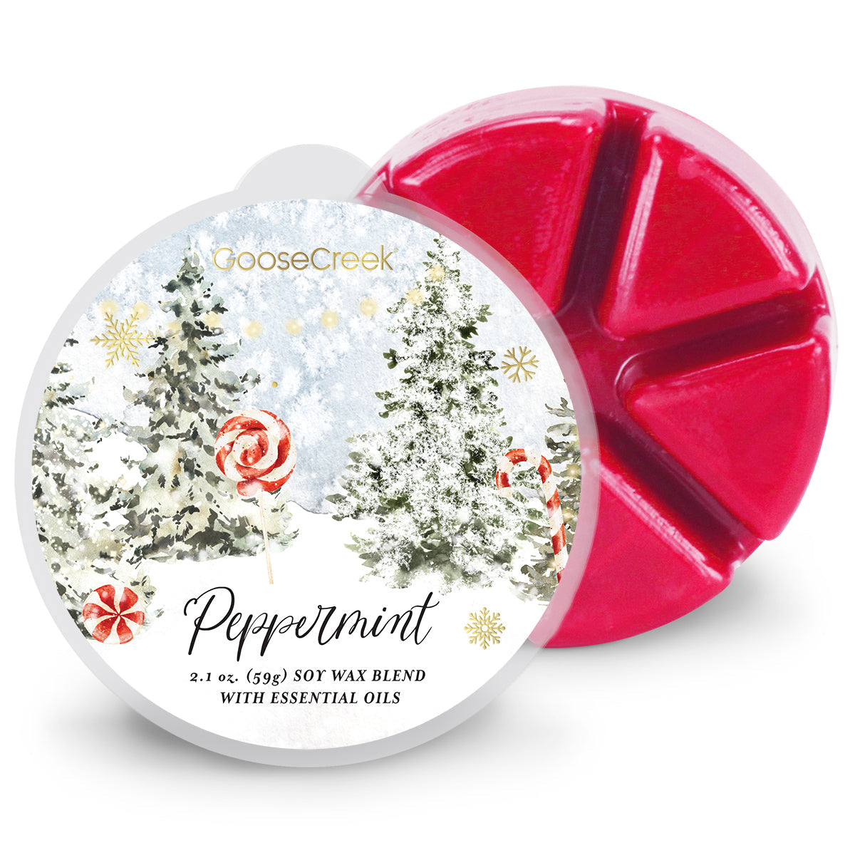 Fresh Peppermint Wax Melts - Highly Scented + Natural Oils - Shortie's  Candle Company 