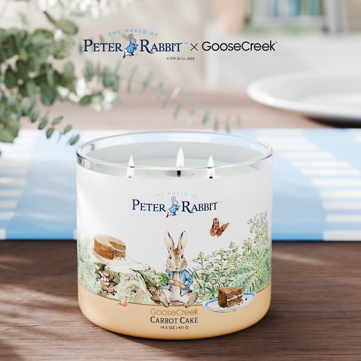Peter Rabbit - Carrot Cake Large 3-Wick Candle