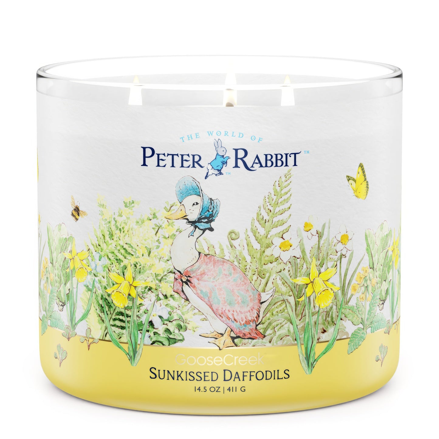 Peter Rabbit - Sunkissed Daffodils Large 3-Wick Candle