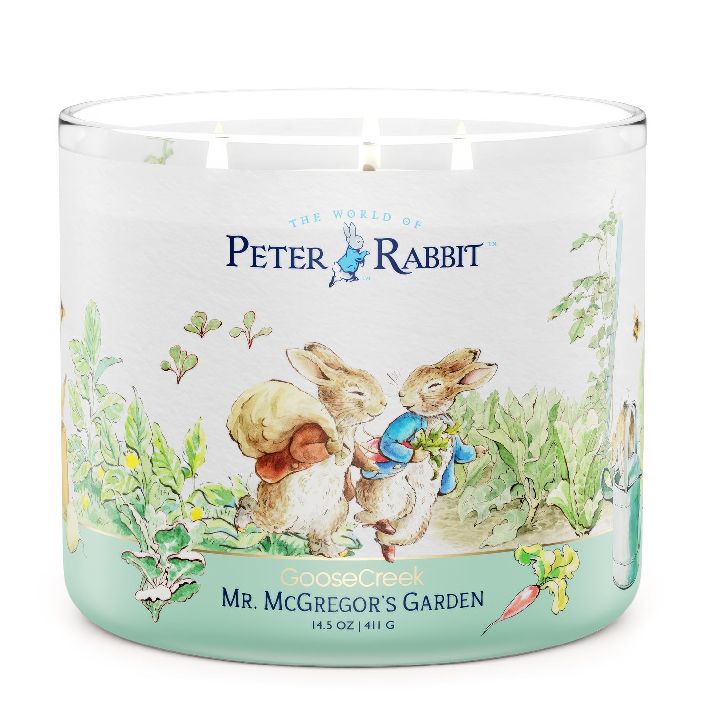 Mr McGregor's Garden Peter Rabbit 3-Wick Candle