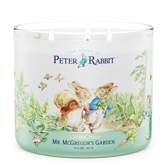 Mr McGregor's Garden Peter Rabbit 3-Wick Candle