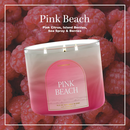 Pink Beach 3-Wick Candle