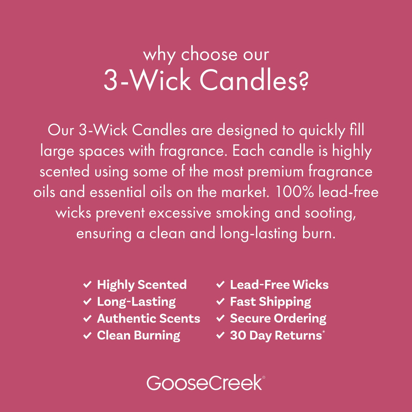 Pink Beach 3-Wick Candle