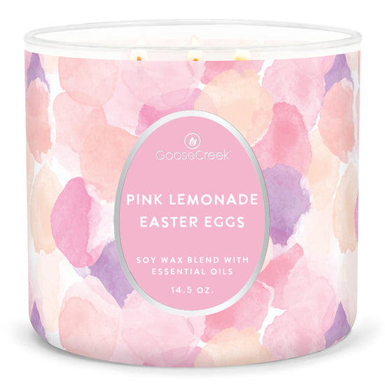 Load image into Gallery viewer, Pink Lemonade Easter Eggs Large 3-Wick Candle
