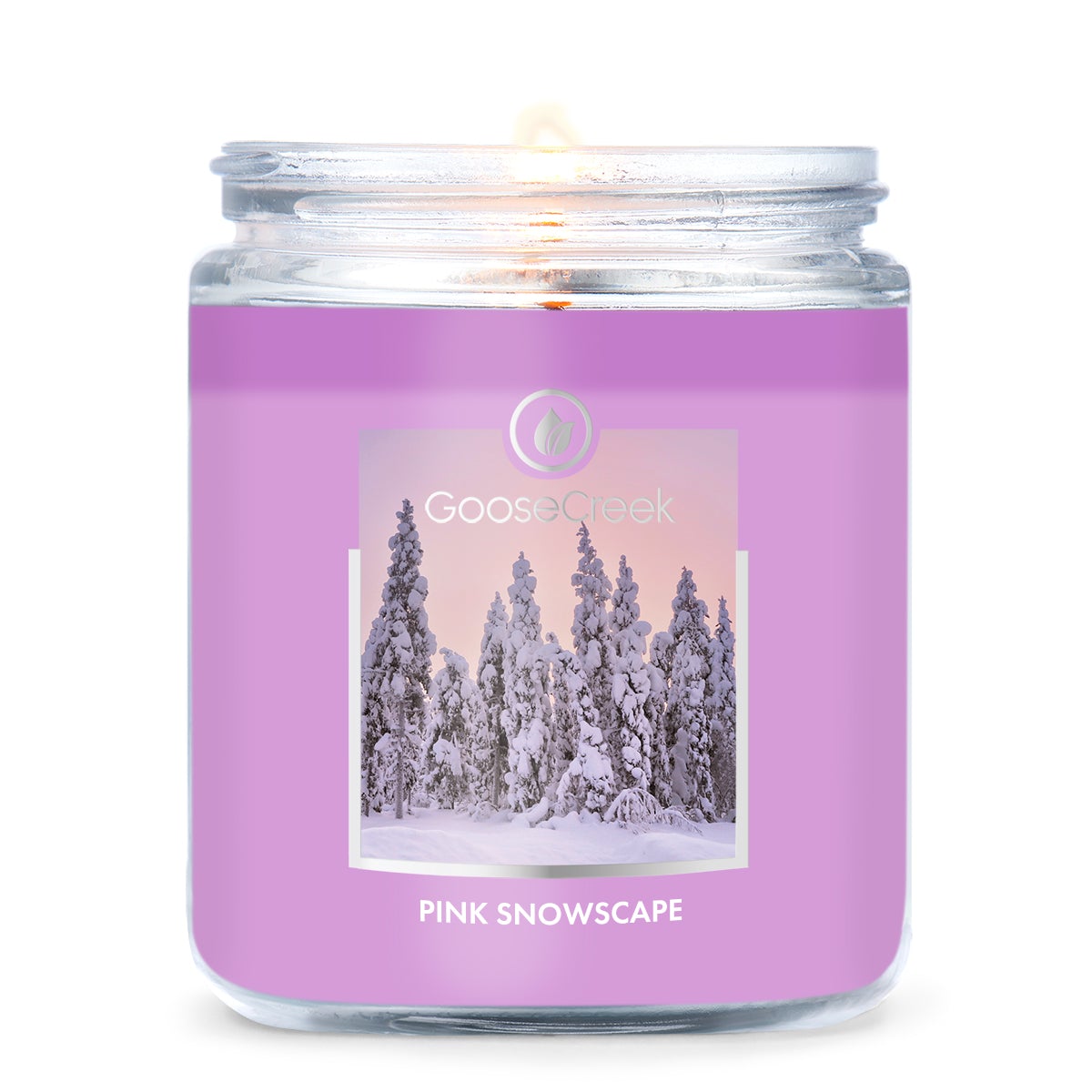 Pink Snowscape 7oz Single Wick Candle