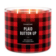 Load image into Gallery viewer, Plaid Button-up 3-Wick Candle
