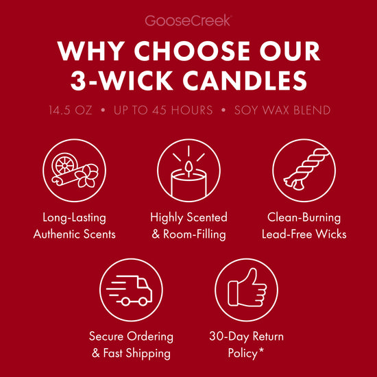 Pomegranate Cran-Apple 3-Wick Candle