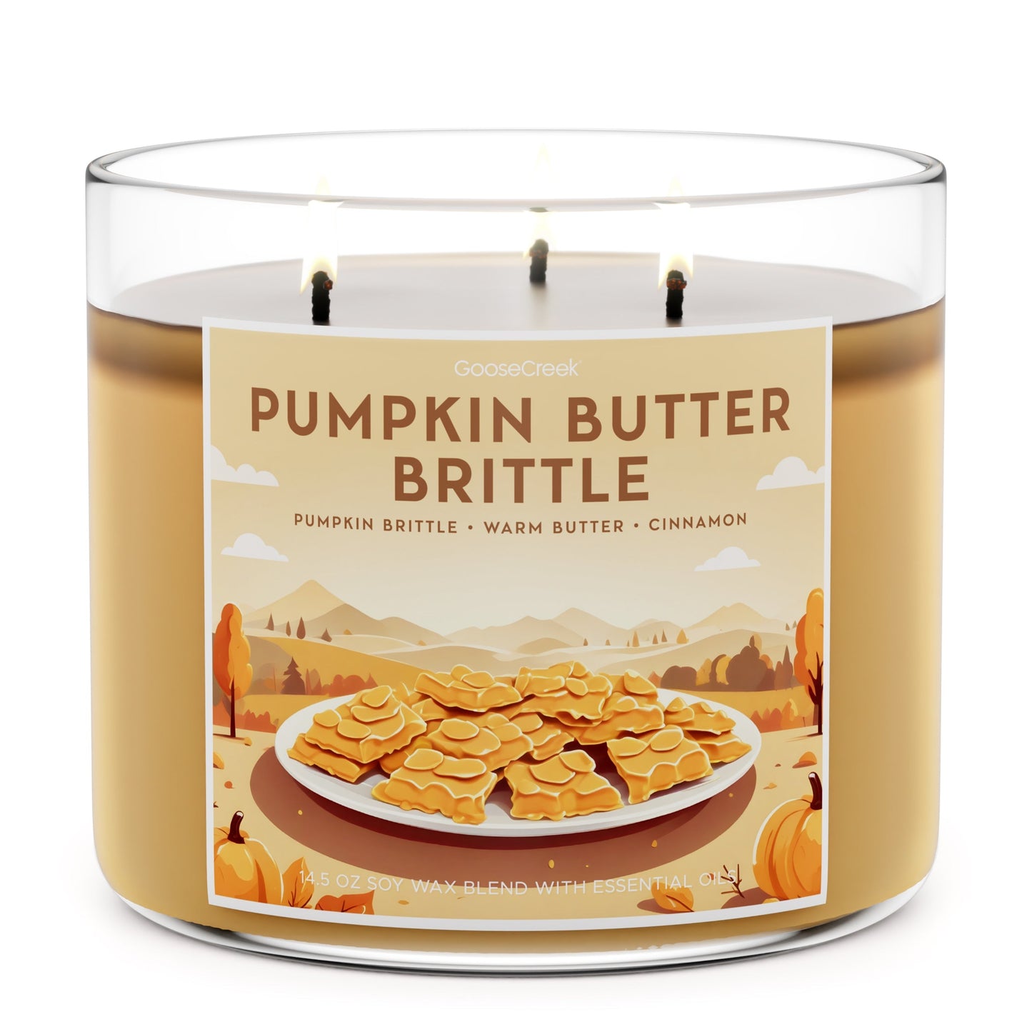 Pumpkin Butter Brittle 3-Wick Candle