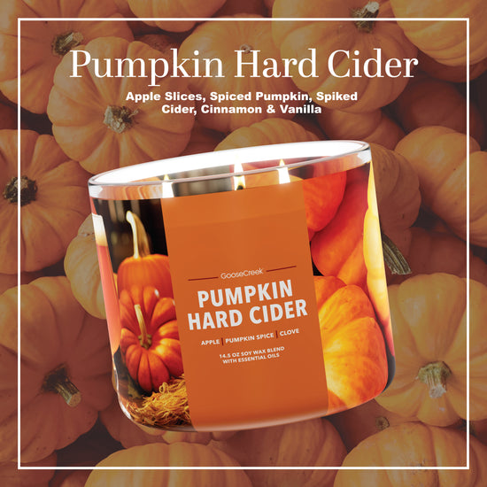 Pumpkin Hard Cider 3-Wick Candle