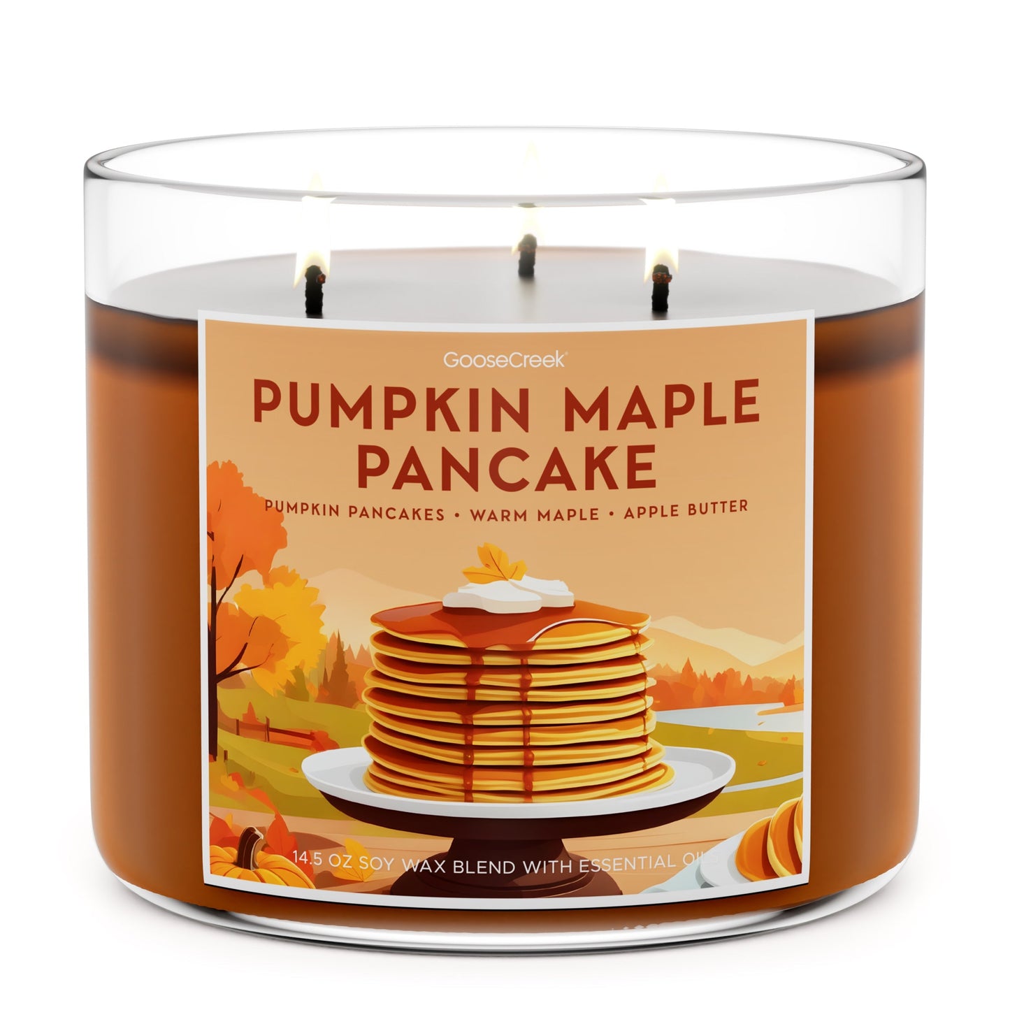 Pumpkin Maple Pancake 3-Wick Candle