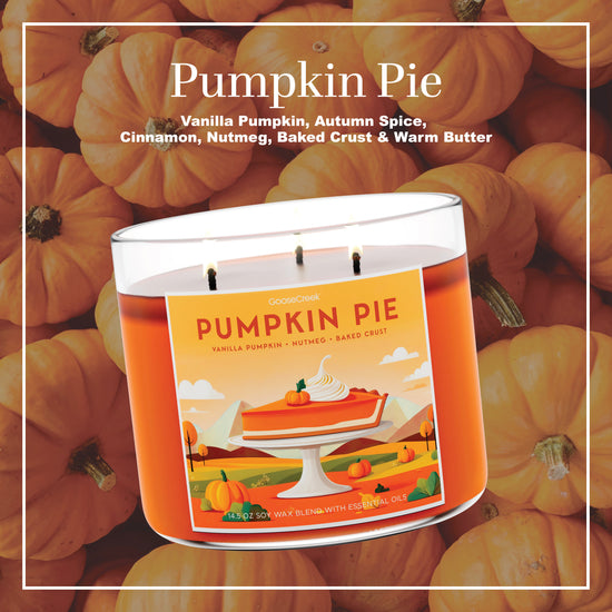 Pumpkin Pie 3-Wick Candle