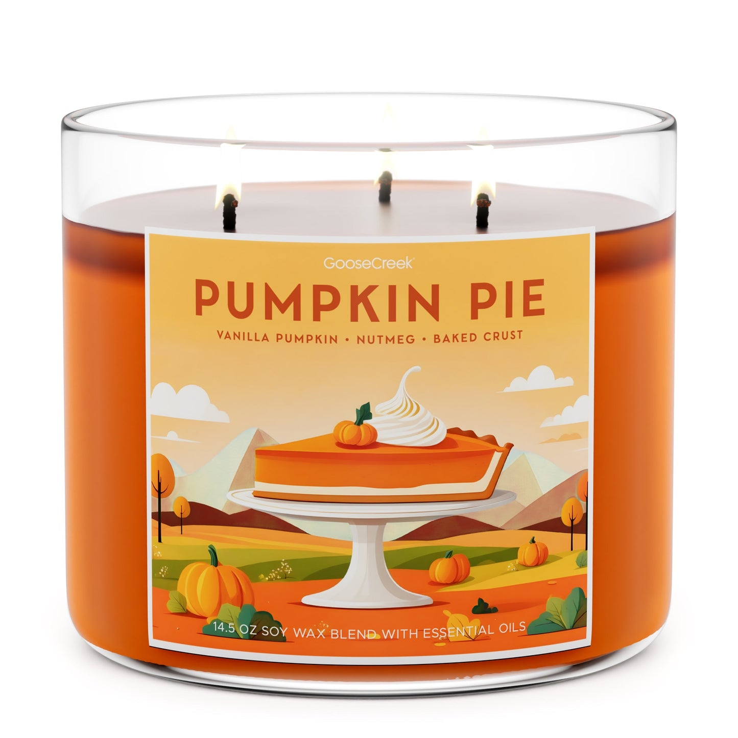 Pumpkin Pie 3-Wick Candle