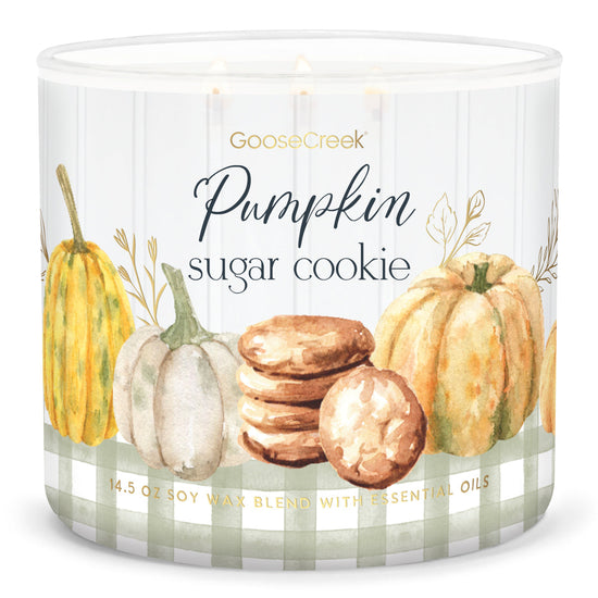 Load image into Gallery viewer, Pumpkin Sugar Cookie Large 3-Wick Candle
