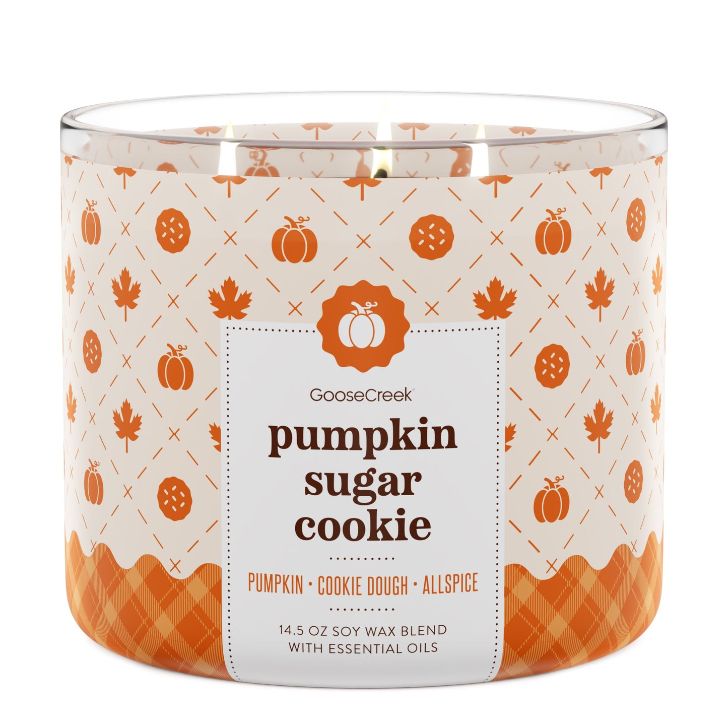 Pumpkin Sugar Cookie Large 3-Wick Candle