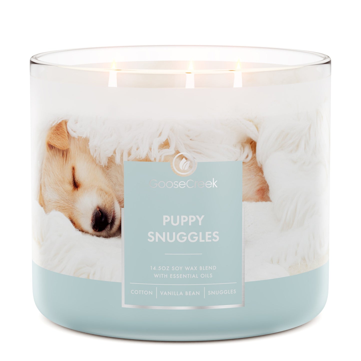 Puppy Snuggles 3-Wick Candle