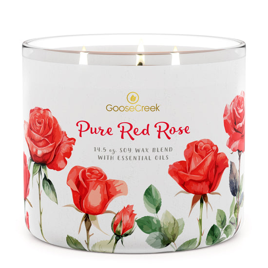 Pure Red Rose 3-Wick Candle