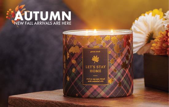 Fall 3-Wick Candles