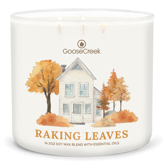 Load image into Gallery viewer, Raking Leaves Large 3-Wick Candle
