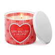Load image into Gallery viewer, Red Heart Lollipop Large 3-Wick Candle
