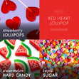 Load image into Gallery viewer, Red Heart Lollipop Large 3-Wick Candle
