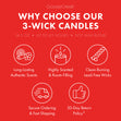 Load image into Gallery viewer, Red Heart Lollipop Large 3-Wick Candle
