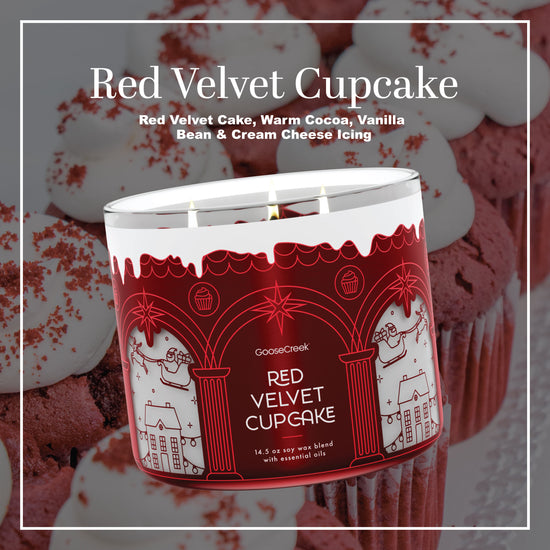 Red Velvet Cupcake 3-Wick Candle