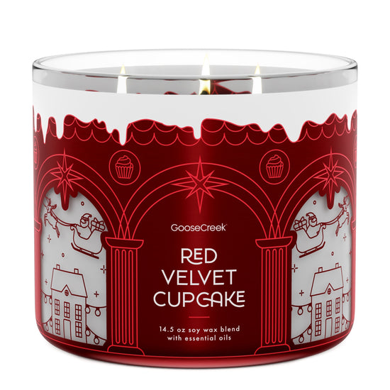 Red Velvet Cupcake 3-Wick Candle