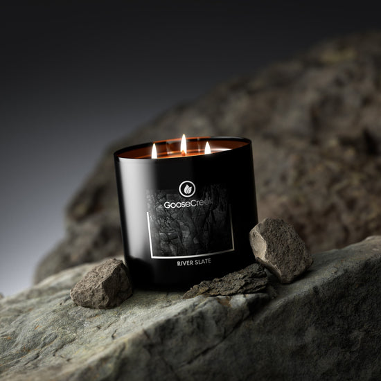 River Slate Large 3-Wick Candle
